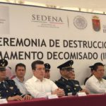 Cada arma asegurada y destruida es un referente del acotamiento de la violencia en las calles: SSyPC