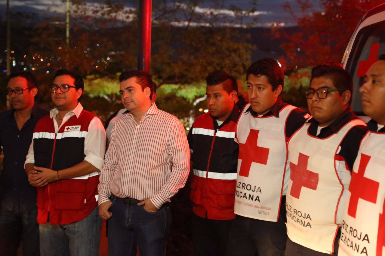 Benéfica instalación de la base oriente de la Cruz Roja Mexicana: Penagos