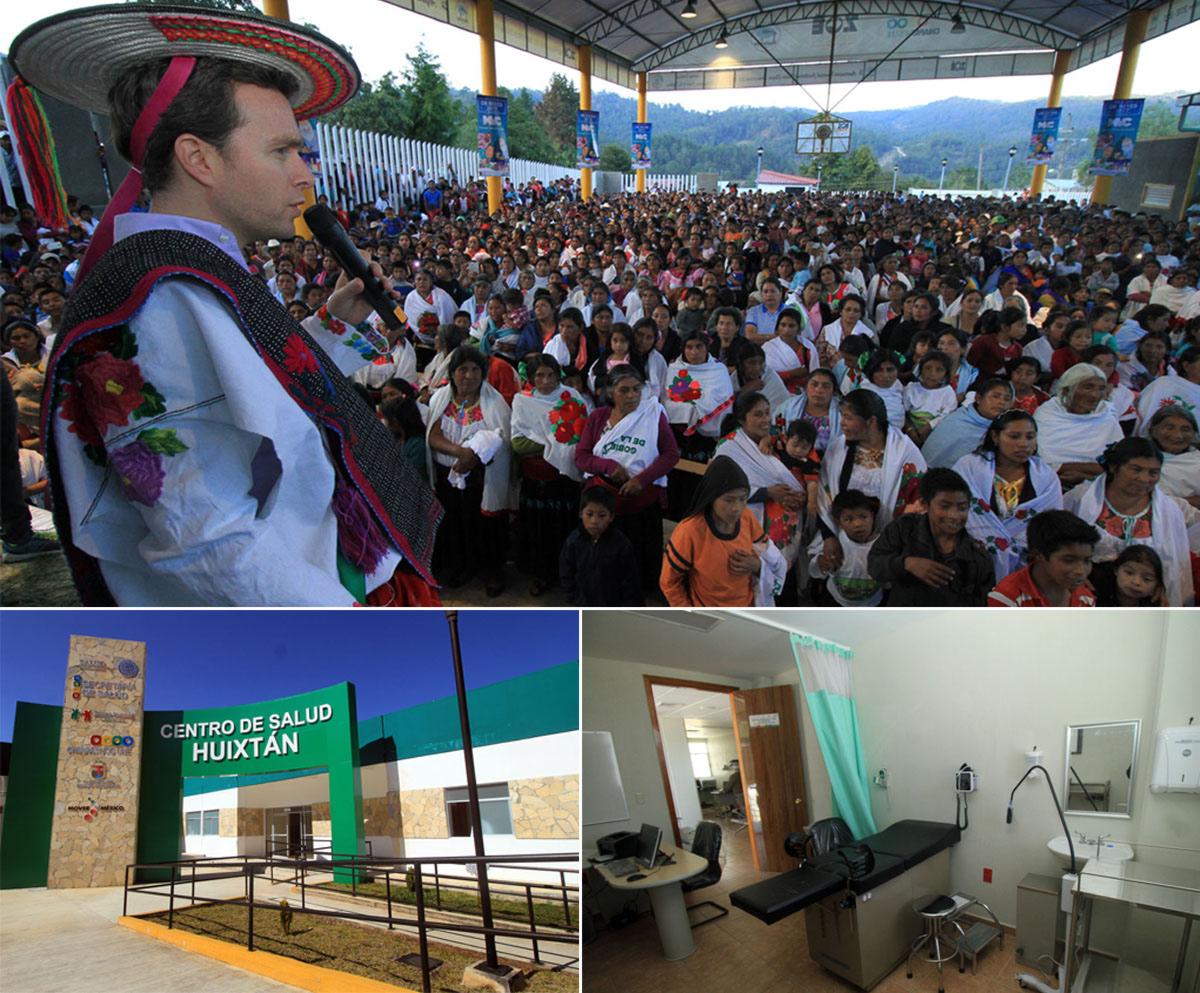 Anuncia MVC próxima inauguración del centro de salud de Huixtán