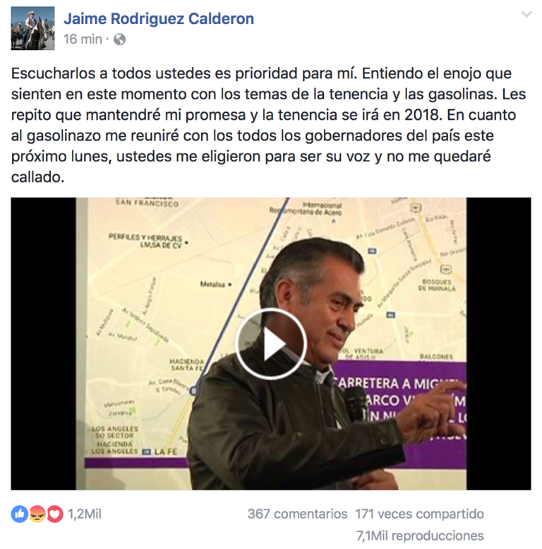 Le mientan la madre al Bronco por seguir cobrando la Tenencia; dicen usuarios de redes sociales que los engañó con esa promesa de campaña incumplida; fuerte revés a la economía de la gente