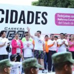 Más de 7 mil chiapanecos participan en la carrera conmemorativa por el Centenario de la Constitución