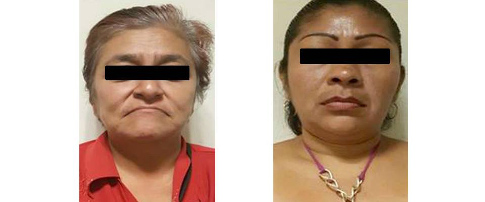 Detiene PGJE a dos mujeres por delito de trata de personas en Tuxtla Gutiérrez