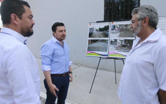 Fernando Castellanos inaugura calles en la colonia Moctezuma