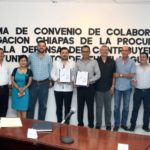 Firma Fernando Castellanos convenio en favor de la economía tuxtleca con Prodecon