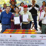 Chiapas y CDI firman convenio por más de 330 mdp para obras y proyectos en pueblos indígenas