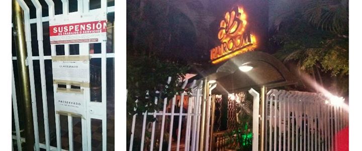 Clausura grupo interinstitucional tres bares en la ciudad de Tapachula