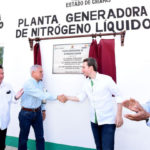 Inaugura Velasco la Planta Productora de Nitrógeno Líquido en beneficio del sector ganadero