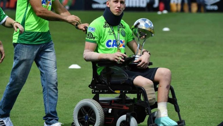 Ya camina sobreviviente del Chapecoense