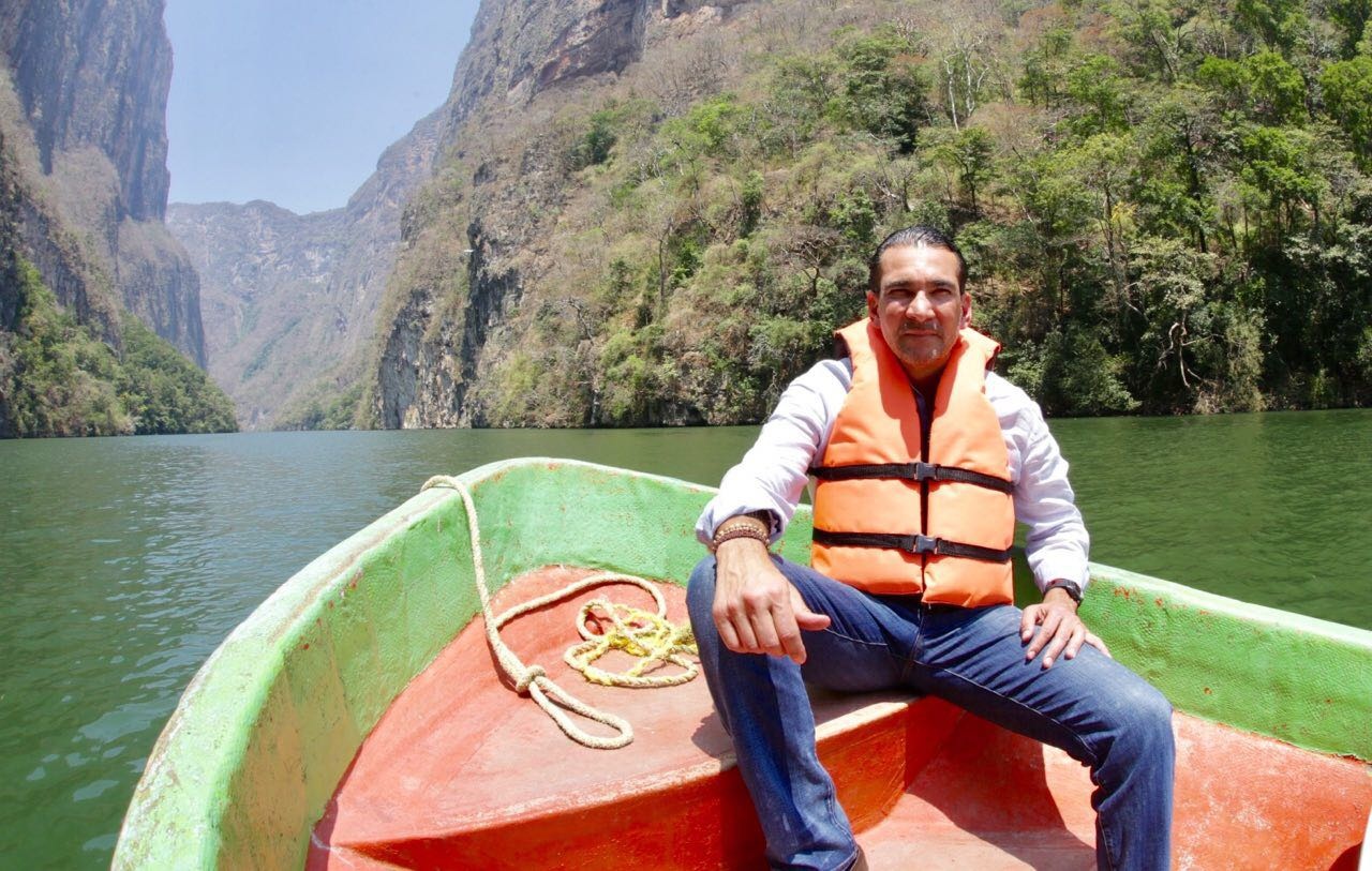 Rescatemos el Cañón del Sumidero de la basura y drenaje, urge un Chiapas limpio: Melgar