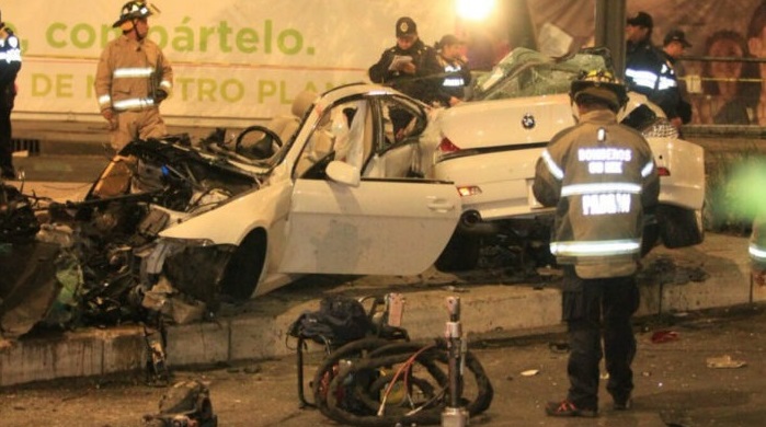 Al Reclusorio Sur, conductor del BMW que chocó en Reforma