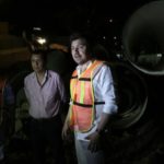 Fernando Castellanos supervisa obras del Blvd. Belisario Domínguez