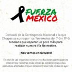 Por contingencia nacional, Ayuntamiento de Tuxtla suspende Vía Recreativa