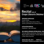 Invita Ayuntamiento de Tuxtla a El Recital de Décima Musa