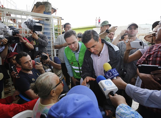 Continúa recorrido de EPN en Chiapas