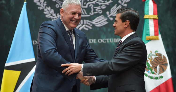 Visita Oficial del Primer Ministro de Santa Lucía, Allen Chastanet