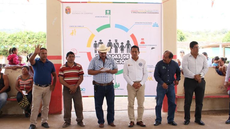 SSyPC lleva Brigada de prevención a Ocozocoautla