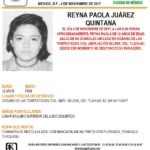 ? Se activa #AlertaAMBER ayúdanos a encontrar a REYNA PAOLA JUÁREZ QUINTANA de 12 años