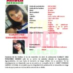 #AlertaAmberMx continúa la búsqueda para la localización de la adolescente SCARLETT CRUZ MANJARREZ OBANDO de 15 años de edad.