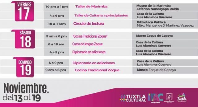 Invita Fernando Castellanos a disfrutar de las actividades culturales de este fin de semana