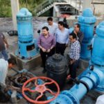 Supervisa Fernando Castellanos rehabilitación del sistema de suministro de agua