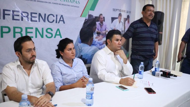 En el Congreso vamos por recursos extra para reconstruir Chiapas: Comisión de Reconstrucción