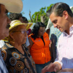 Recorrido en la comunidad de La Nopalera, en el municipio de Yautepec