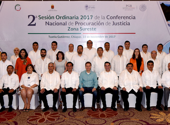 Inauguran Velasco y Beltrán Conferencia de Procuración de Justicia zona Sureste