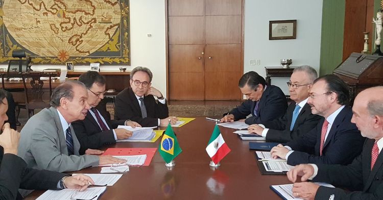 Buscan México y Brasil aumentar diálogo político e intercambio comercial