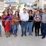 Inaugura Fernando Castellanos nuevas calles de concreto hidráulico en Tuxtla