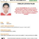 ⚠️Activan #AlertaAmber  para localizar a Osbaldo Lechuga Palma de 12 años, visto por última vez el pasado 1 de diciembre en una farmacia de la Del. Tláhuac jc