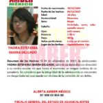 #AlertaAmberMx continúa la búsqueda para la localización de la adolescente YADIRA ESTEFANIA IBARRA DELGADO de 14 años de edad.