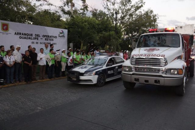 Inicia Fernando Castellanos el Operativo Guadalupe-Reyes en Tuxtla Gutiérrez