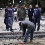 Supervisa Fernando Castellanos obras de reparación en puentes del Libramiento Sur