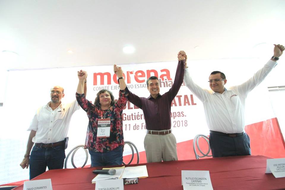 Designan a Rutilio Escandón como candidato a gobernador de Chiapas