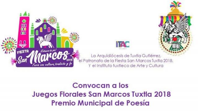 Lanza Ayuntamiento de Tuxtla la convocatoria a los Juegos Florales 2018, Premio Municipal de Poesía