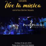 Concierto “Vive la Música” en el Parque de la colonia Vista Hermosa en Tuxtla Gutiérrez