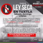 Chiapas aplicará Ley Seca antes, durante y después de comicios