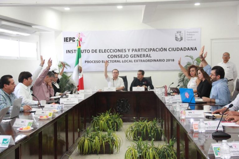 Aprueba IEPC candidaturas para elecciones municipales extraordinarias