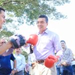 Asiste Rutilio Escandón al Festival Deportivo de Exhibición