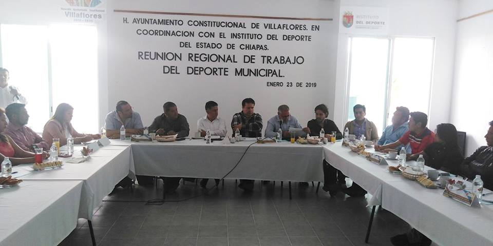 Villaflores anfitrión de la Reunión Regional en Materia de Cultura Física y Deporte.