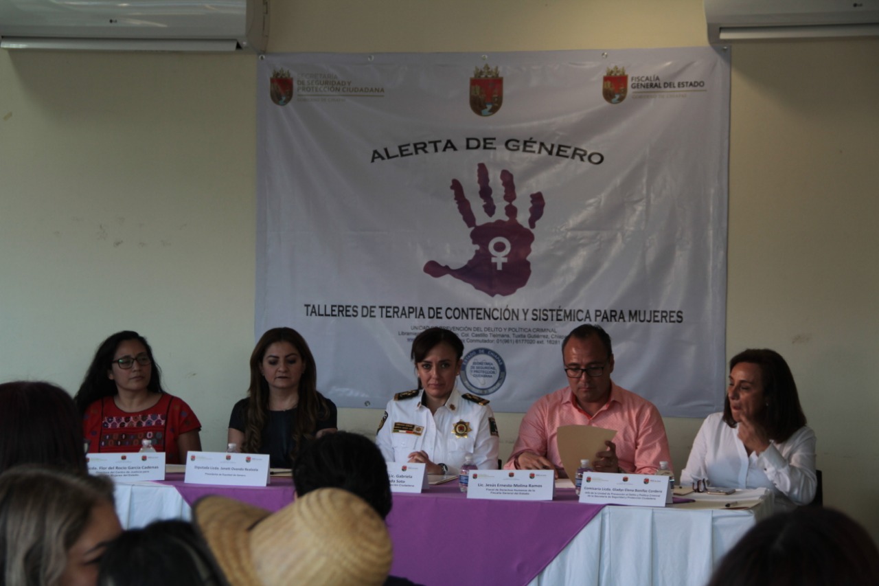 SSyPC refrenda compromiso para garantizar a las mujeres una vida libre de violencia