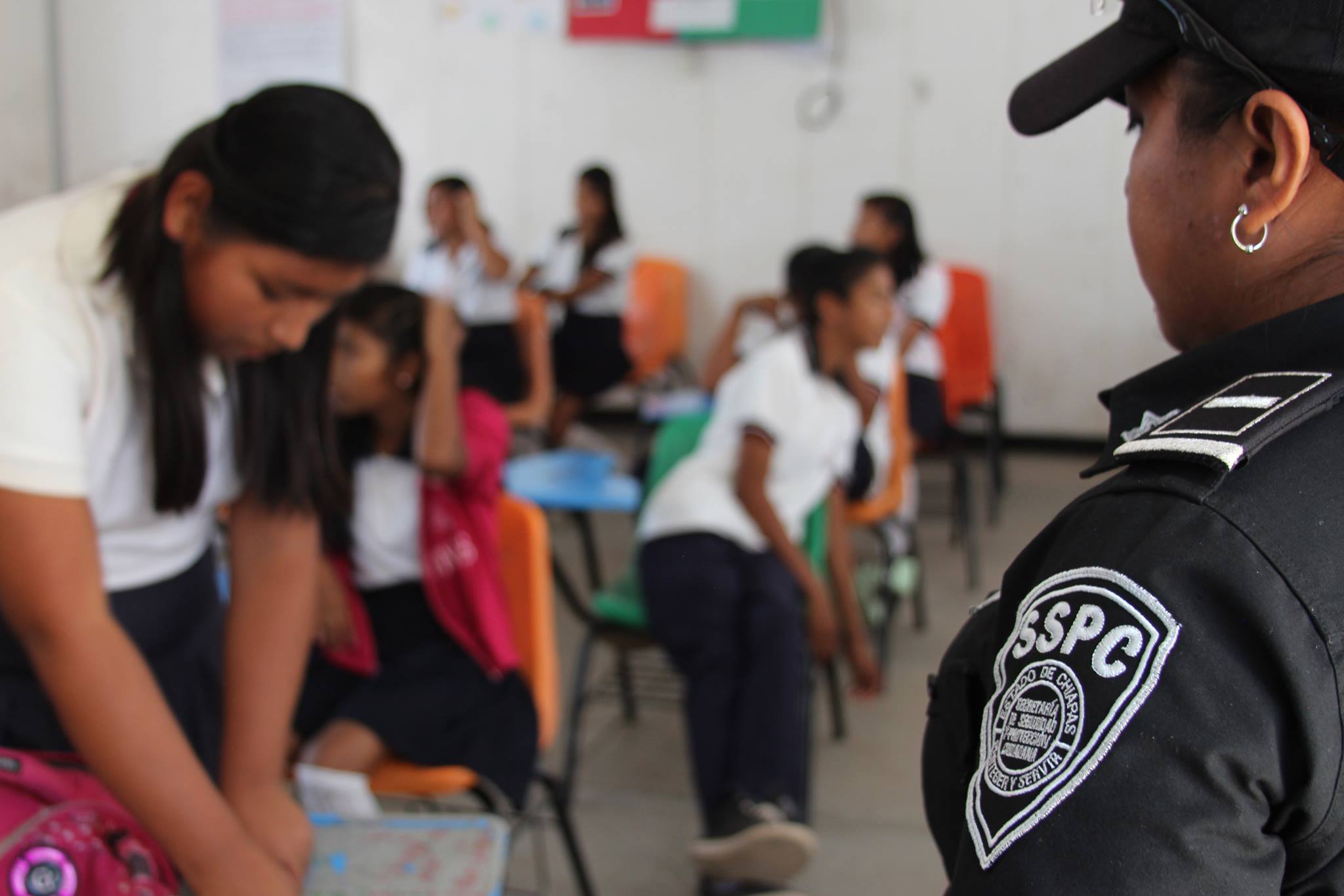 SSyPC realizó Operativo Mochila en escuela de San Cristóbal de Las Casas
