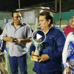 Acude el presidente Mariano Rosales a la clausura y premiación del torneo municipal de fútbol rápido