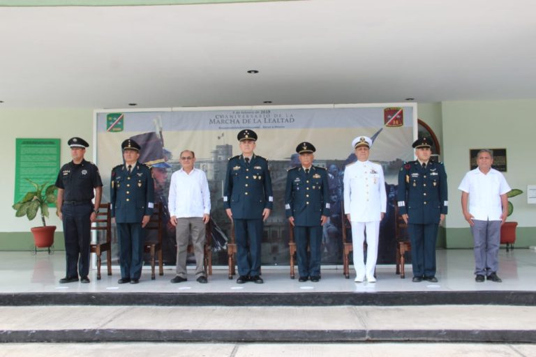 En instalaciones de la 36ª Zona Militar… Asiste edil Gurría Penagos a conmemoración del CVI aniversario de la marcha de la lealtad