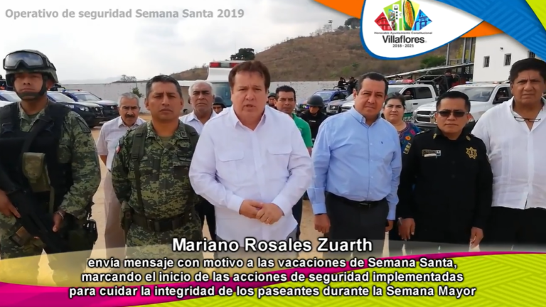 Mensaje del presidente del ayuntamiento de Villaflores Mariano Rosales Zuarth