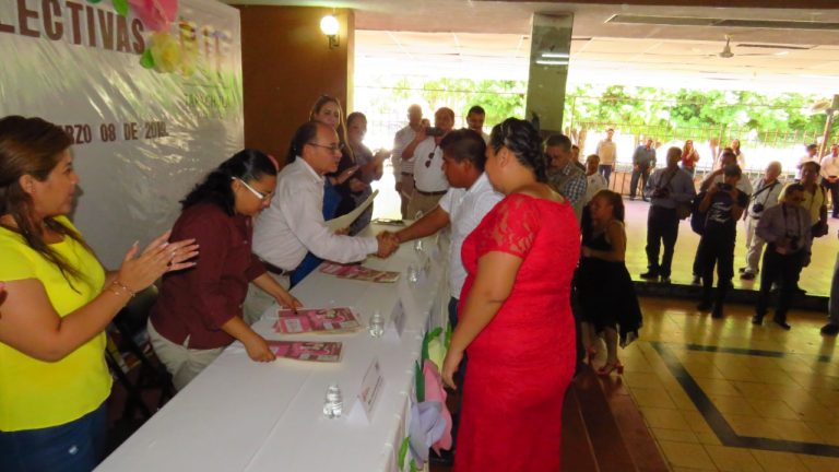 Autoridades promueven la unidad y armonía familiar… en bodas colectivas, atestigua edil Óscar Gurría enlace civil de 120 parejas