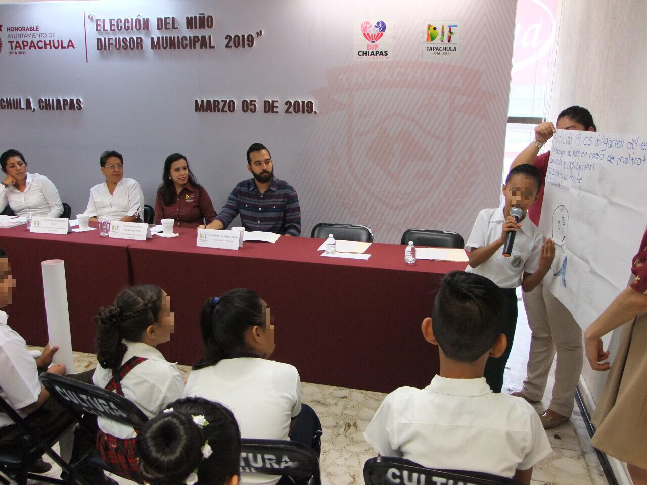 Para promover los derechos de la niñez… REALIZAN CON ÉXITO ELECCIÓN DEL NIÑO DIFUSOR MUNICIPAL 2019