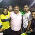 El presidente municipal de Villaflores inaugura torneo femenil de fútbol