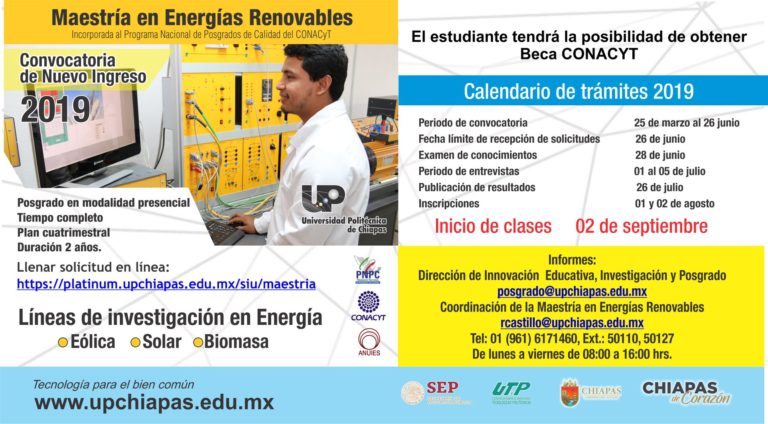 Maestría en Energías Renovables