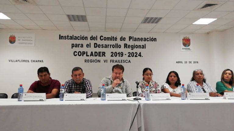 Villaflores sede de la Instalación del Comité de Planeación para el Desarrollo Regional en la Frailesca